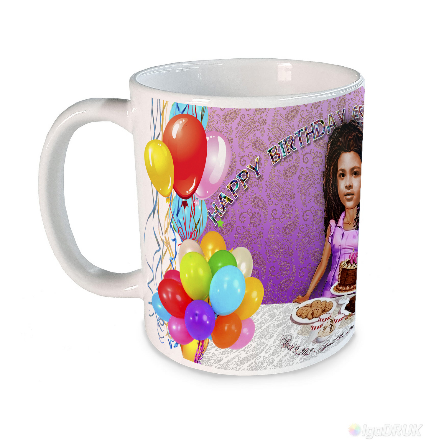 Mug with print 330ml (full color) TO 10 - photo mugs for all occasions, advertising, etc.