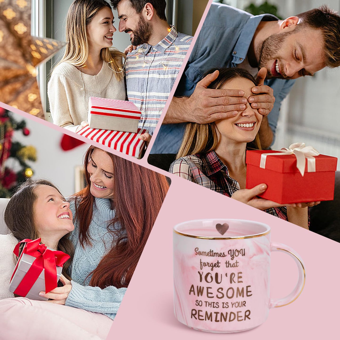 Valentines Day Gifts for Her Wife Girlfriend, Galentines Day Gifts,Christmas Birthday Gifts for Women Stocking Stuffers for Women,12 OZ Funny Coffee Mug,Mothers Day Mom Gifts for Mom from Daughter